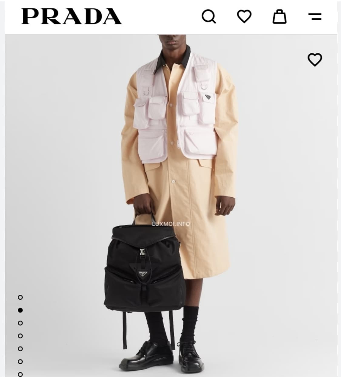 프라다 밀리터리 카모 백팩 상품이미지10