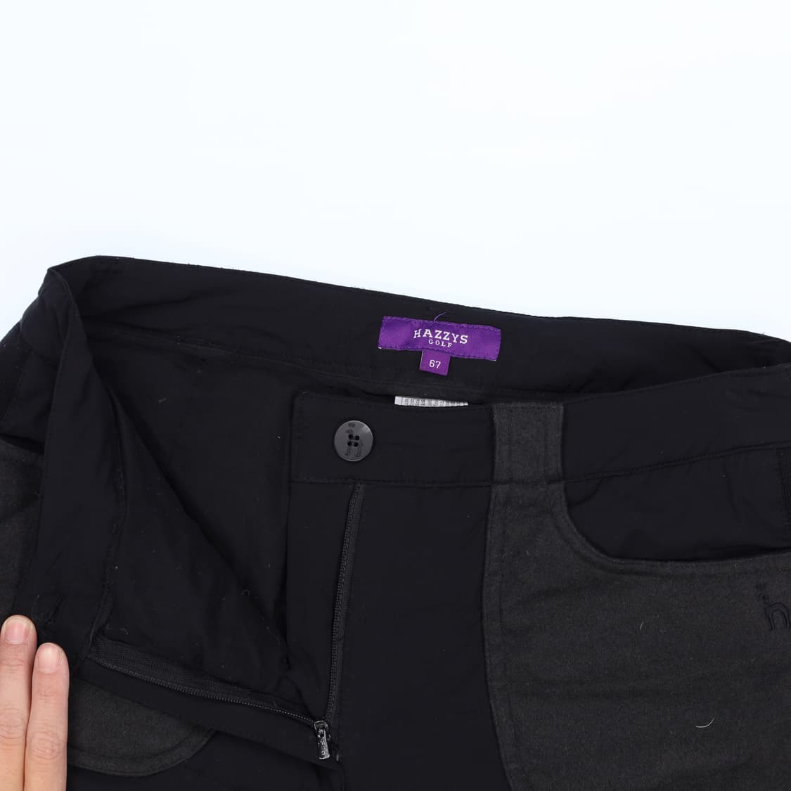 [87] 헤지스 골프 여성 덕다운 패딩바지 팬츠 1212H2 상품이미지3