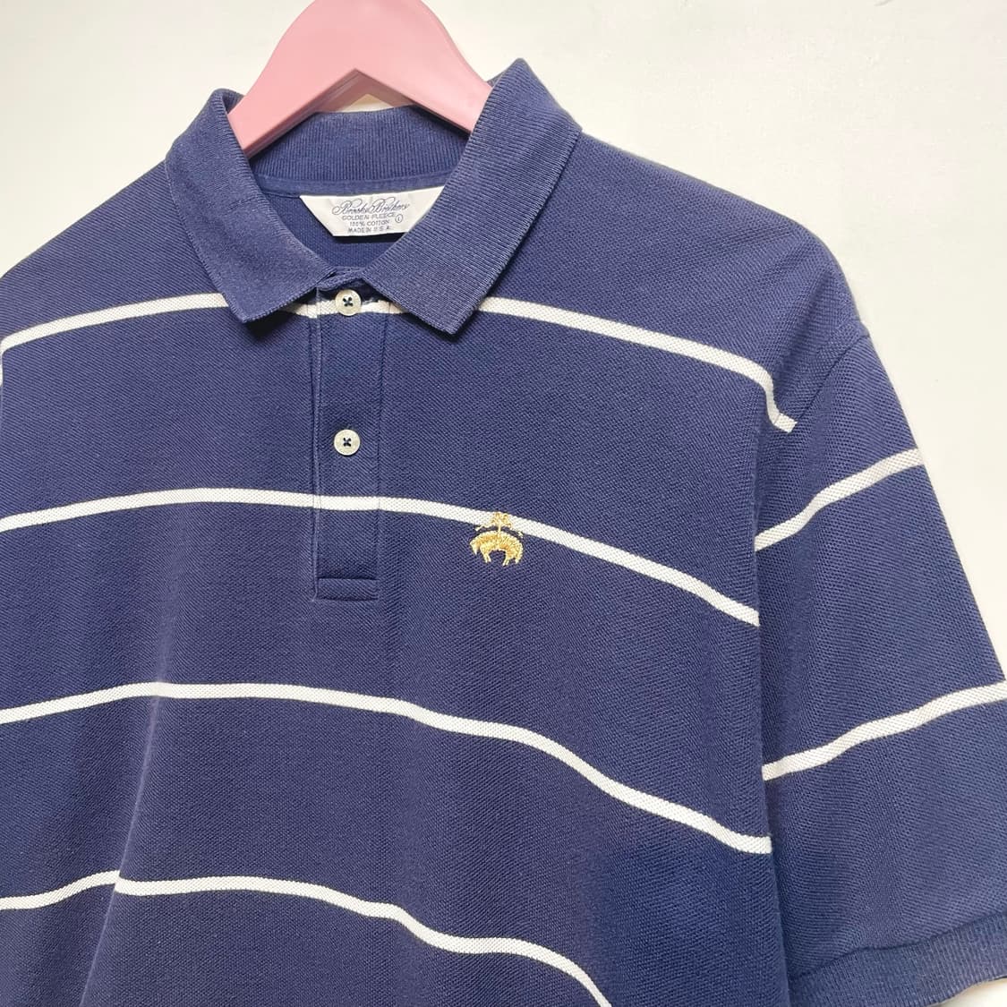 brooks brothers 단가라 반팔티 상품이미지3