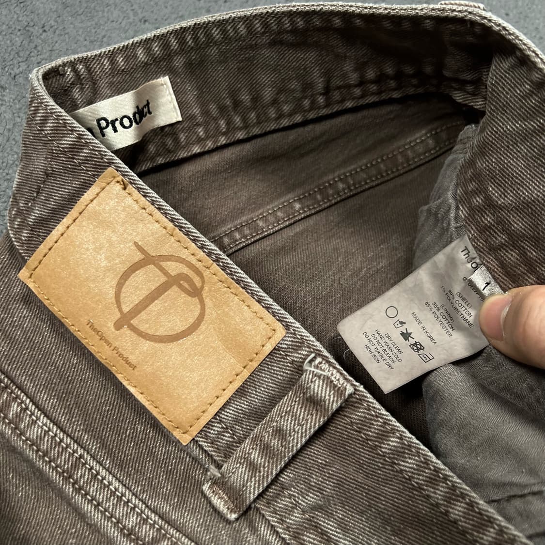 The Open Product 오픈 프로덕트 부츠컷 데님 팬츠  상품이미지6