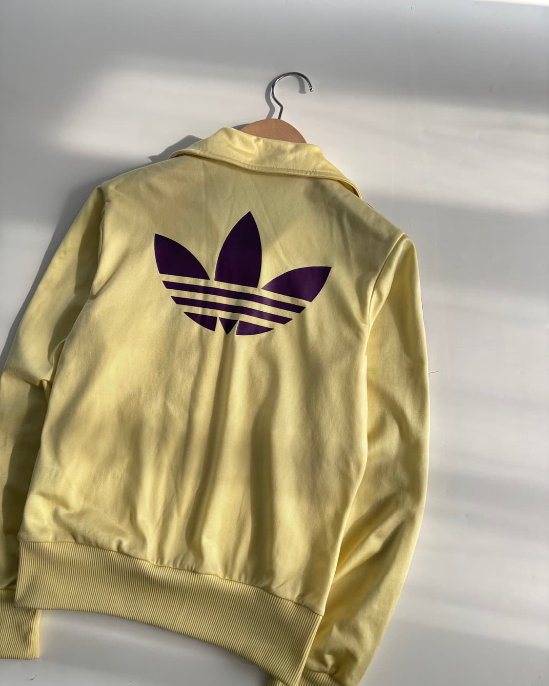 Adidas 아디다스 레몬 옐로우 퍼플 트랙탑 상품이미지3