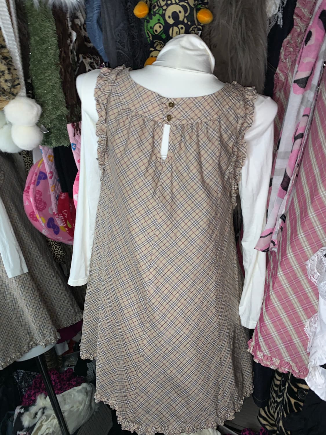 버버리 블루라벨 프릴 원피스 상품이미지2