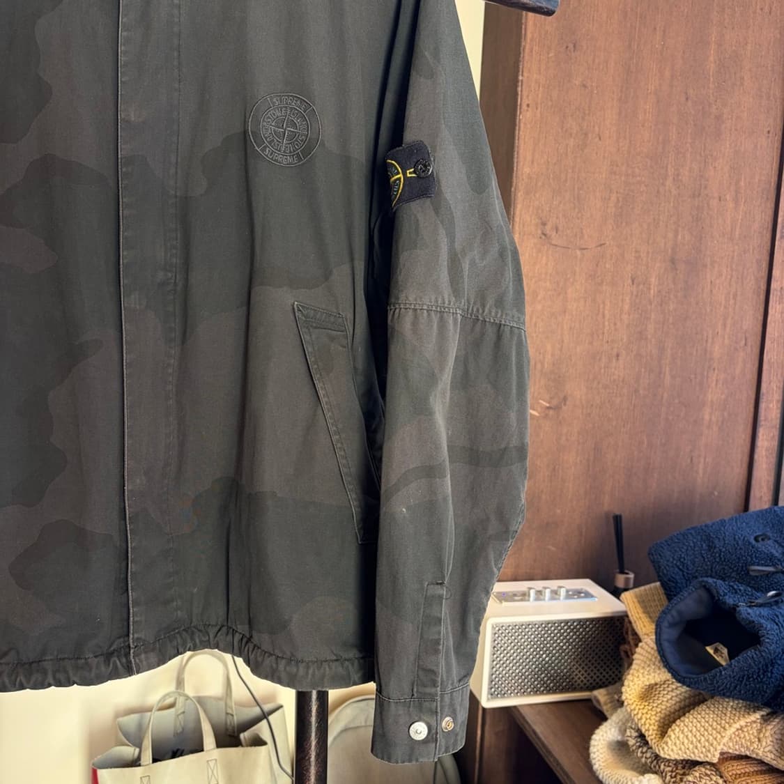 15482 - 19S/S 슈프림 X 스톤아일랜드 라이엇 마스크 카모 자켓 상품이미지6