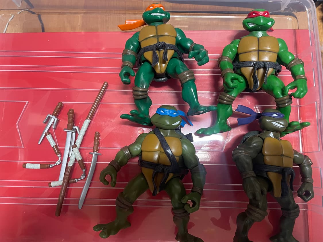 닌자거북이 피규어 플레이메이츠사 상품이미지1