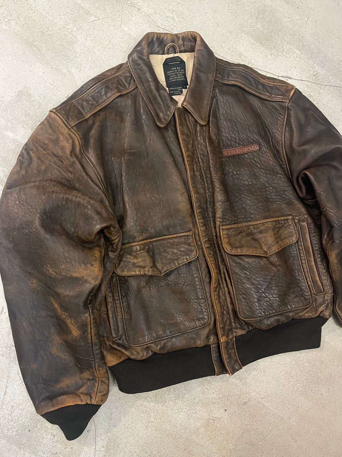 빈티지 아비렉스 A-2 자켓 상품이미지1