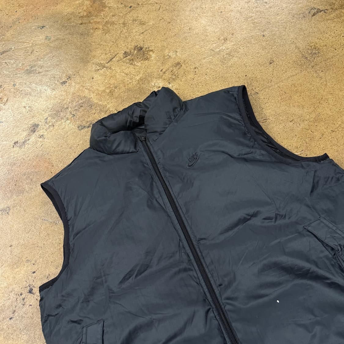 [정품/M] 나이키 블랙 양면 패딩 조끼 b19 상품이미지4