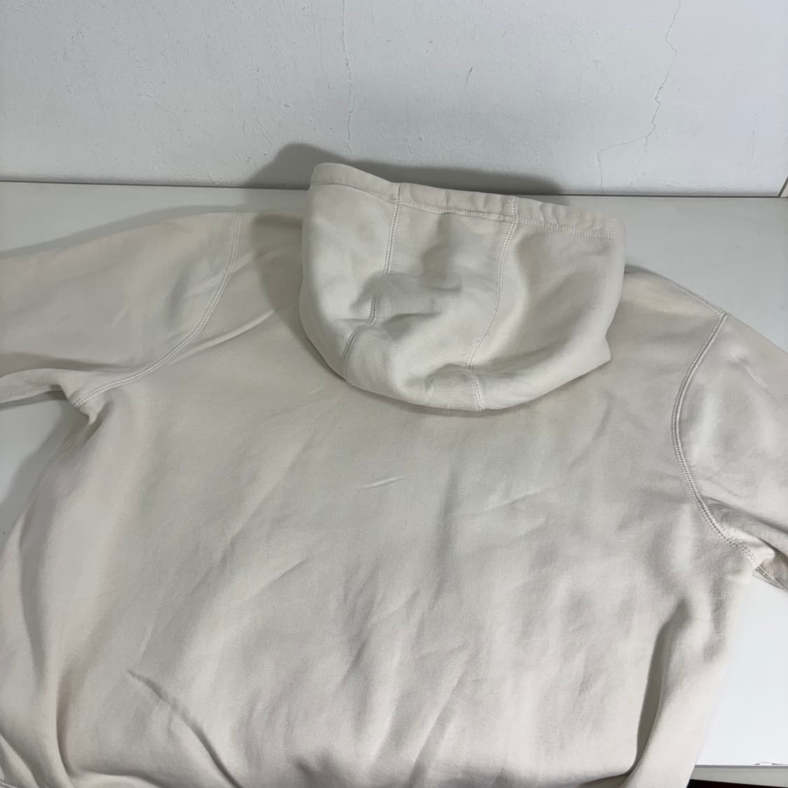 XL 나이키 크림 오버핏 빅로고 코튼 후드티 상품이미지4
