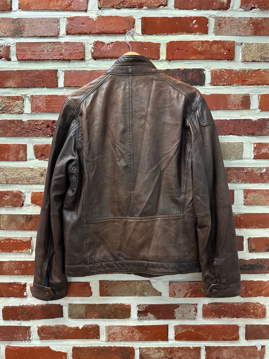 (L)마시모두띠 리얼레더 램스킨 자켓 상품이미지6