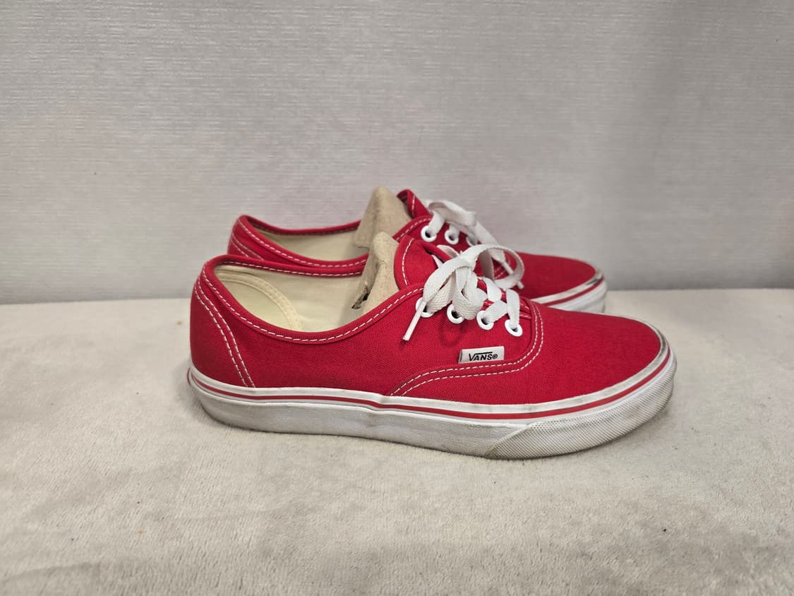 반스 어센틱 레드 스니커즈 240mm 상품이미지3