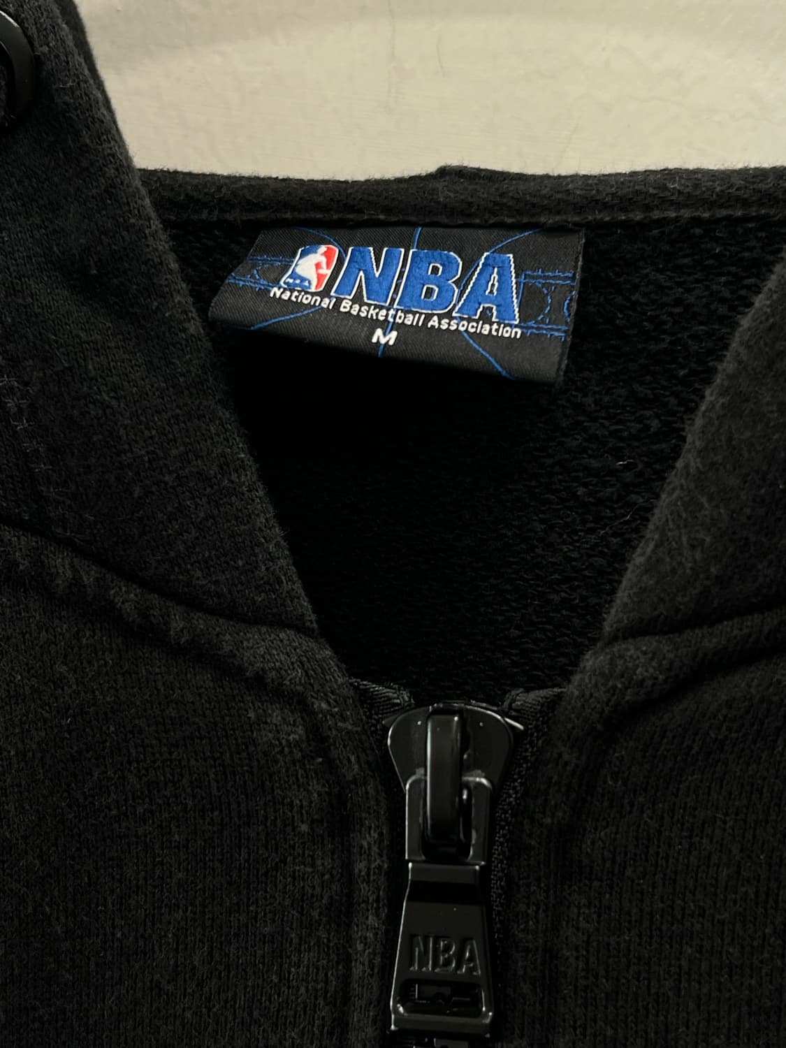 NBA 로고 프린팅 후드집업 블랙 상품이미지4