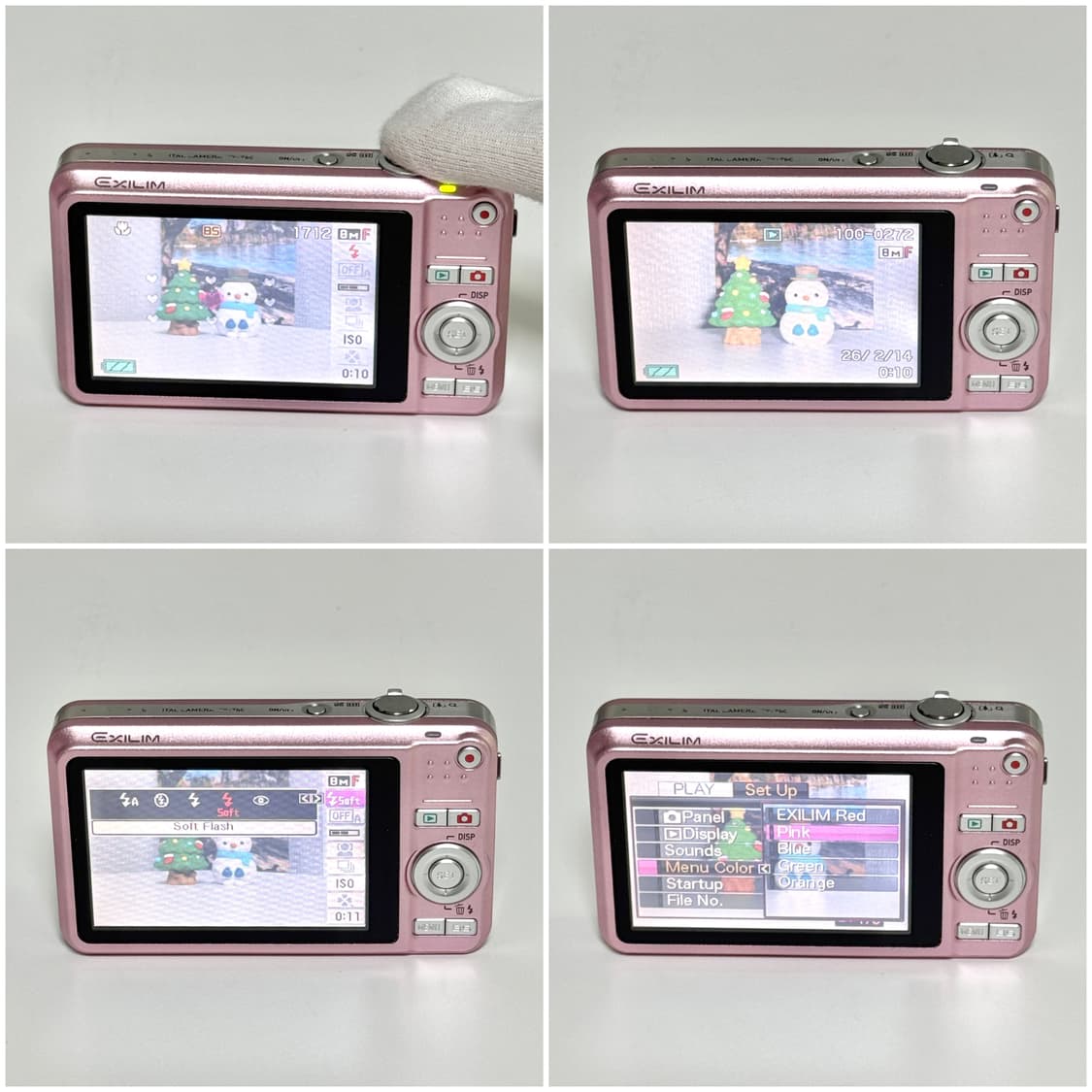 카시오 엑슬림 Z80 베이비핑크 빈티지디카 상품이미지4