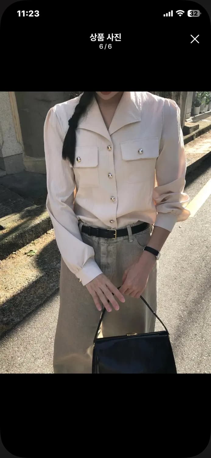 메종메츄 카라 블라우스 하객룩 상품이미지6