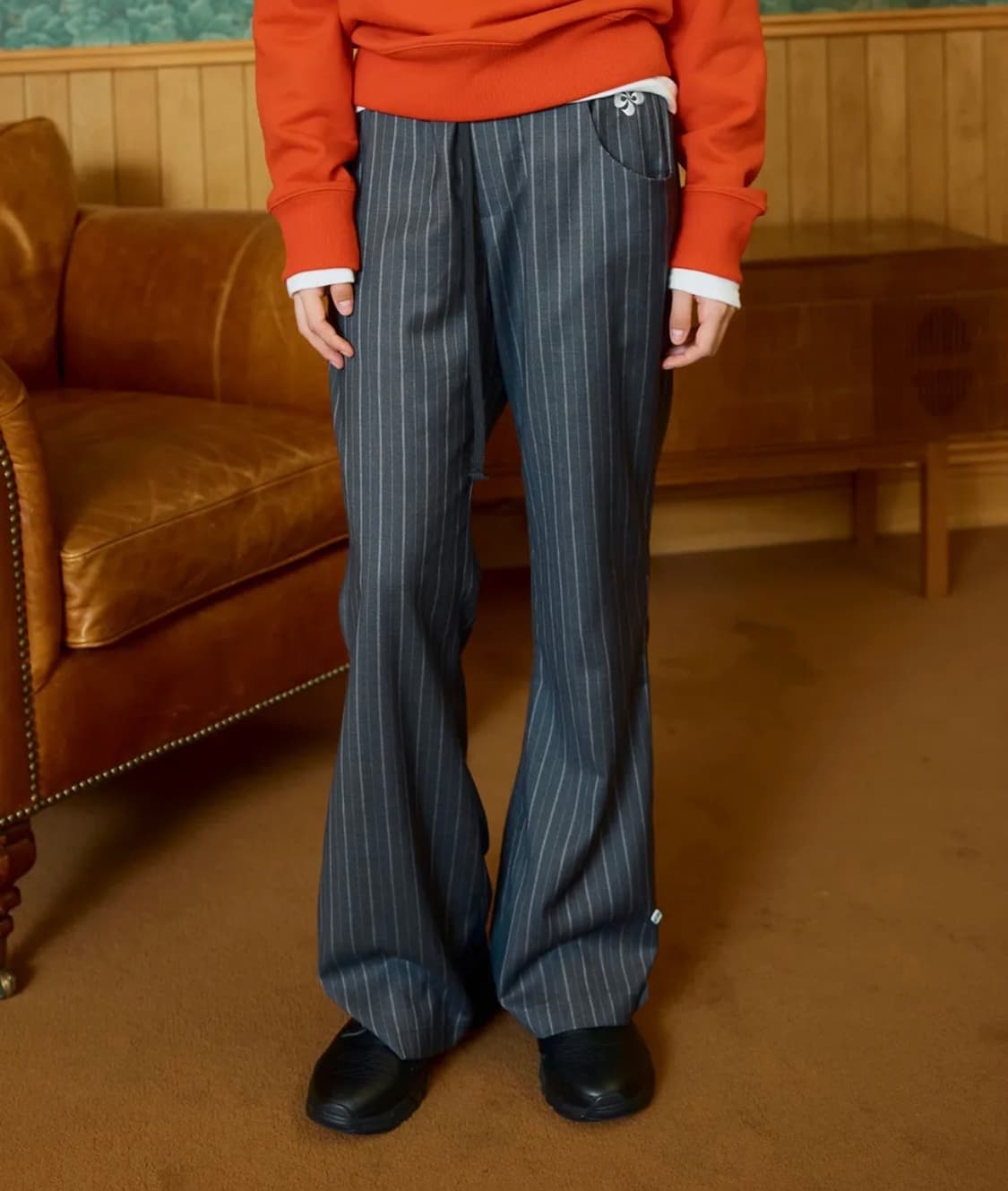 헤레틱 스트라이프 팬츠 바지 상품이미지5