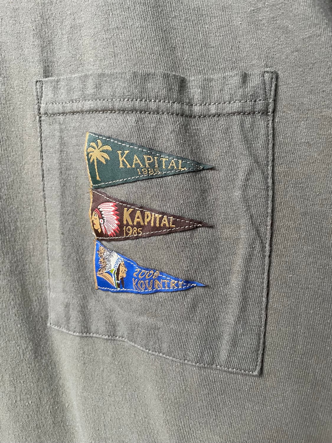 캐피탈 20 천축 페넌트 티셔츠 4flags 상품이미지2