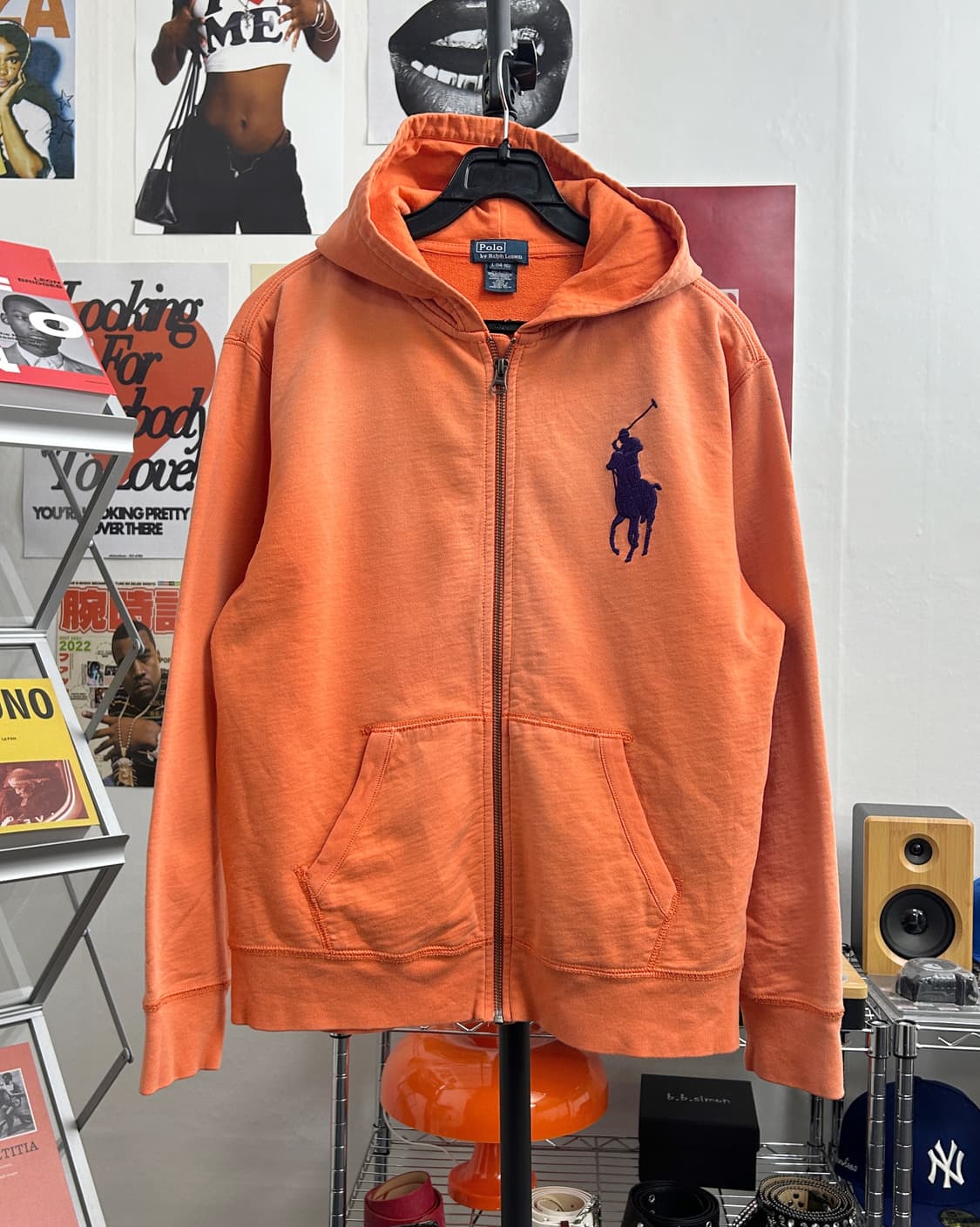 폴로 랄프로렌 빅포니 스웻 후드 집업 상품이미지1