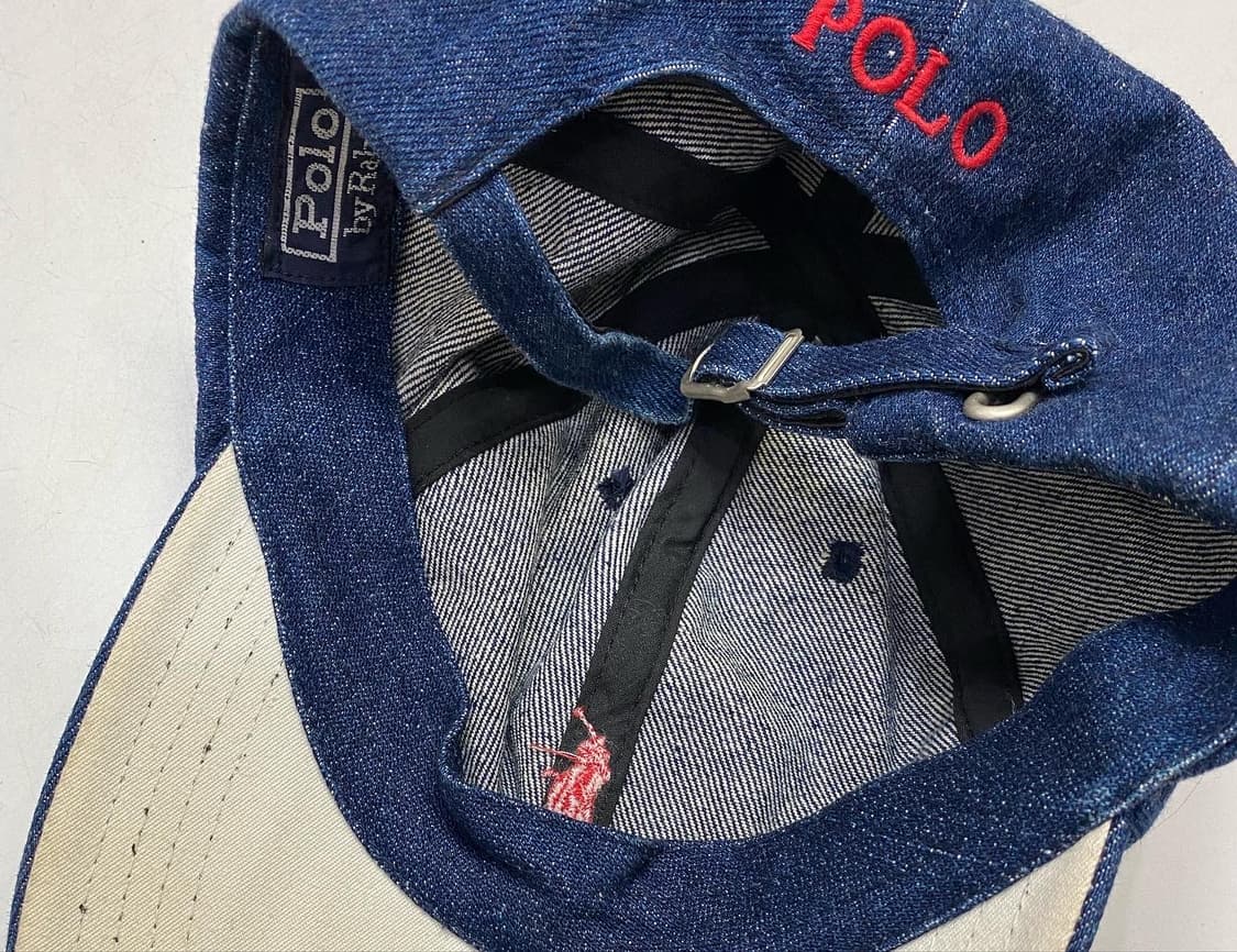 폴로 랄프로렌 스몰포니 데님 볼캡 상품이미지3