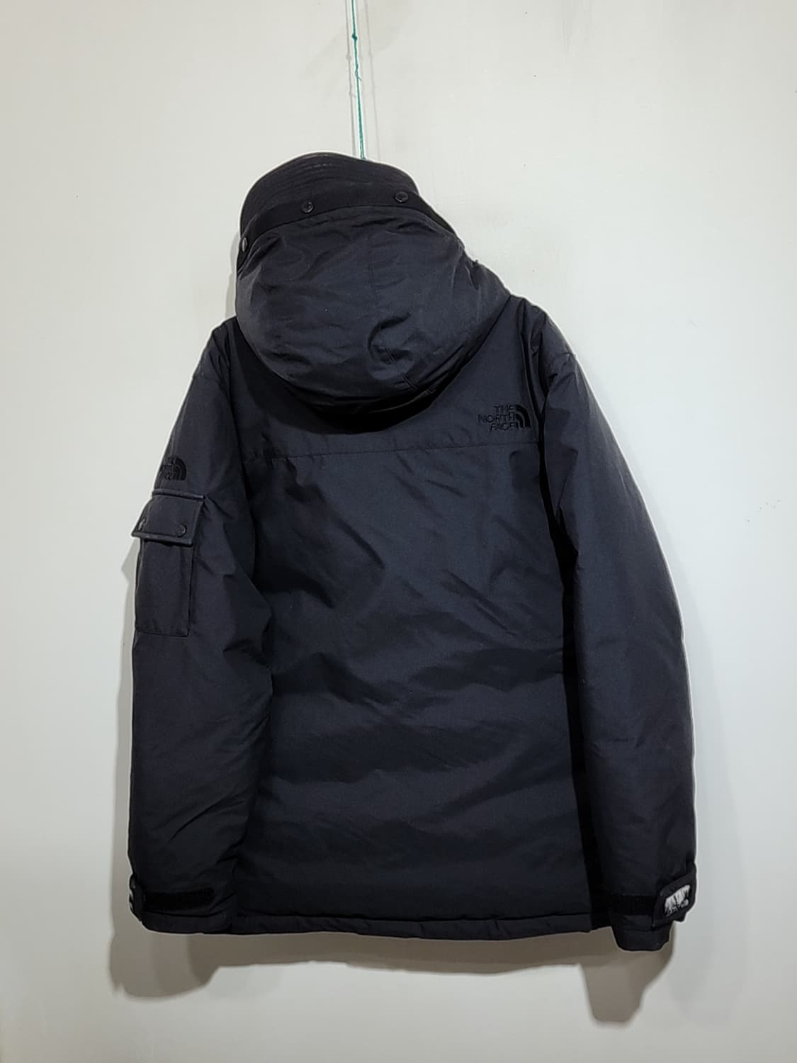 (105) 노스페이스 오리털 패딩점퍼 블랙 다운자켓 후드탈부착  상품이미지6