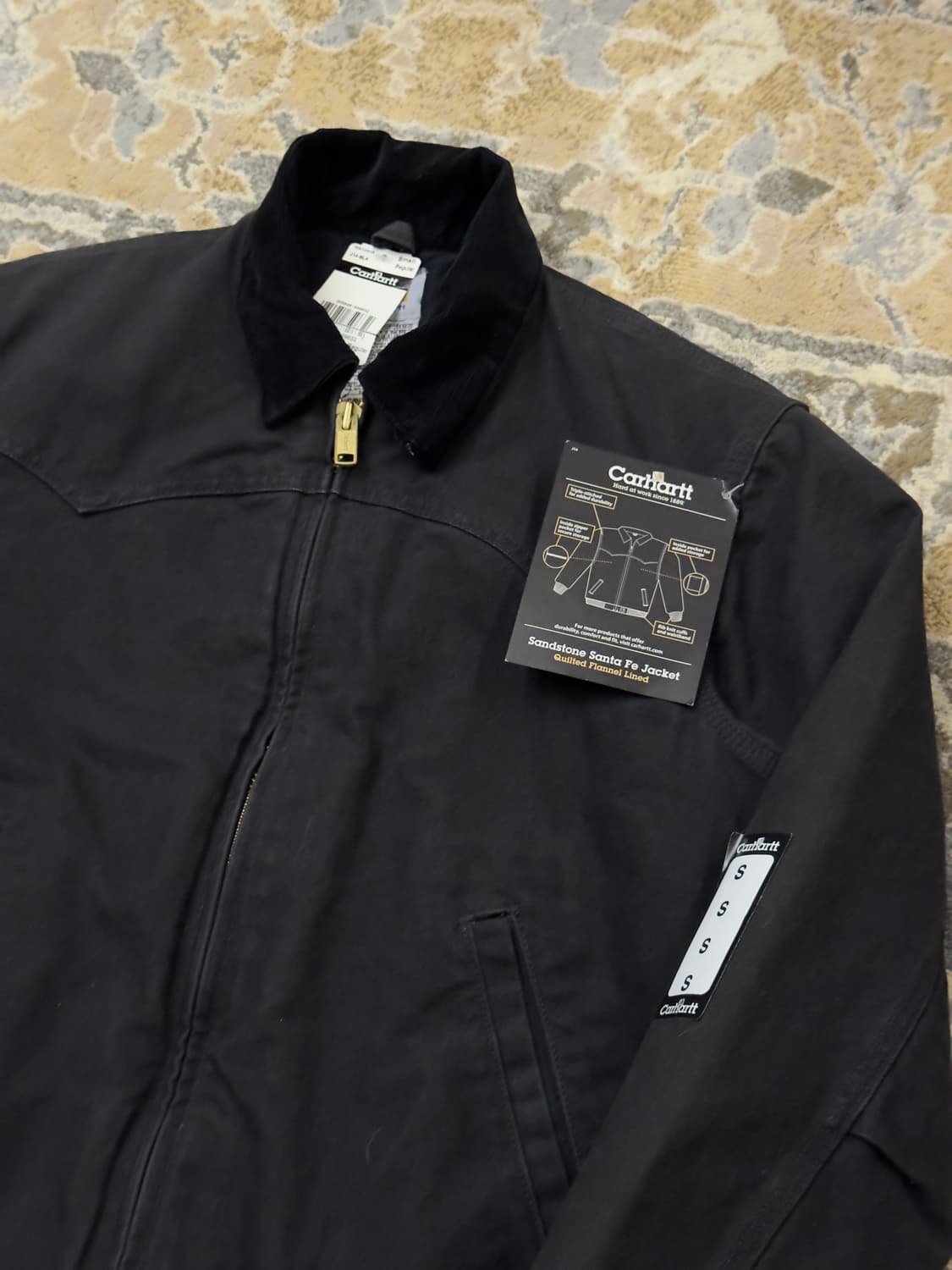 [칼하트] 산타페 J14 BLK 데드스탁 NWT S 황금 사이즈 상품이미지2