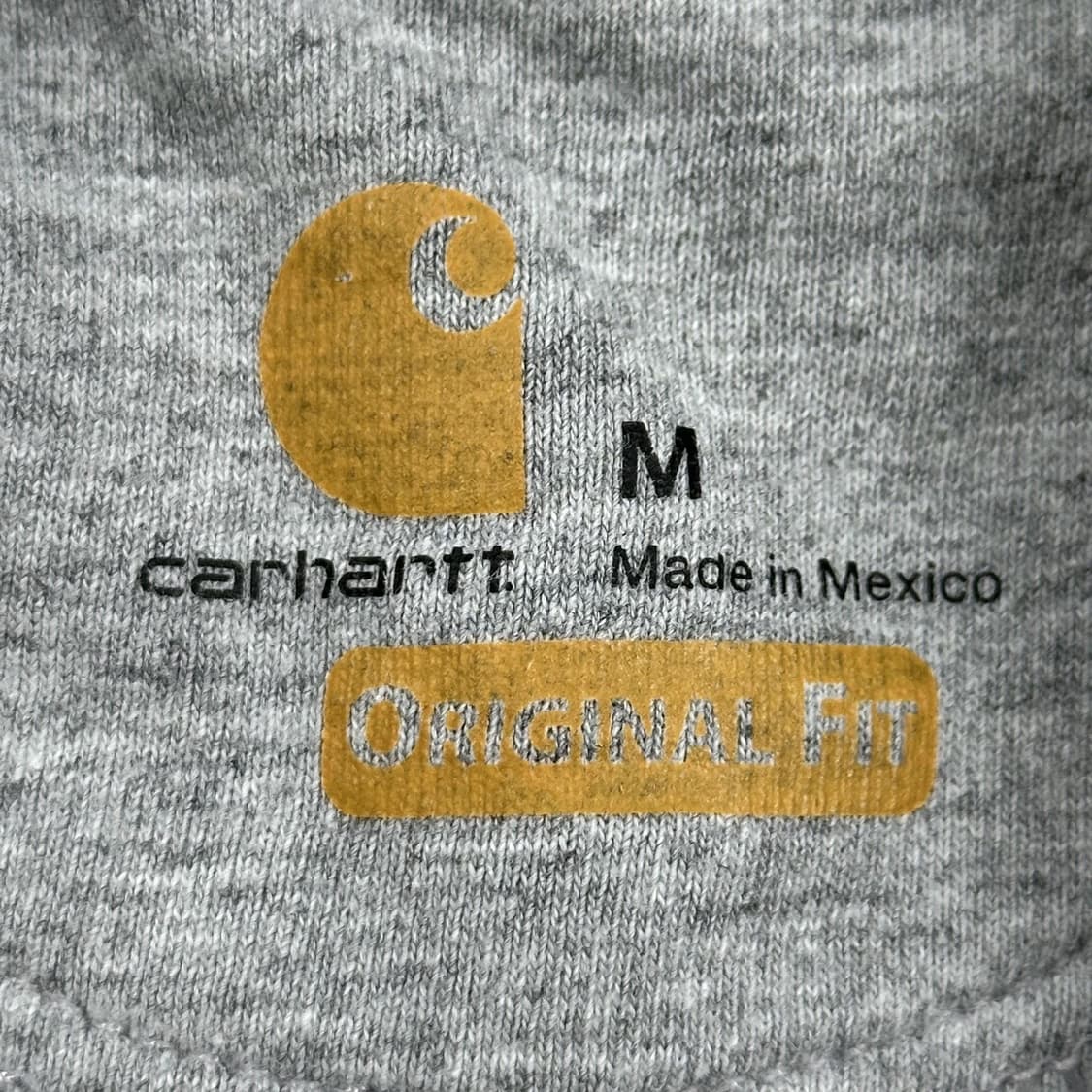 칼하트 오리지널 핏 그레이 후드티 (실측 XL) 상품이미지6
