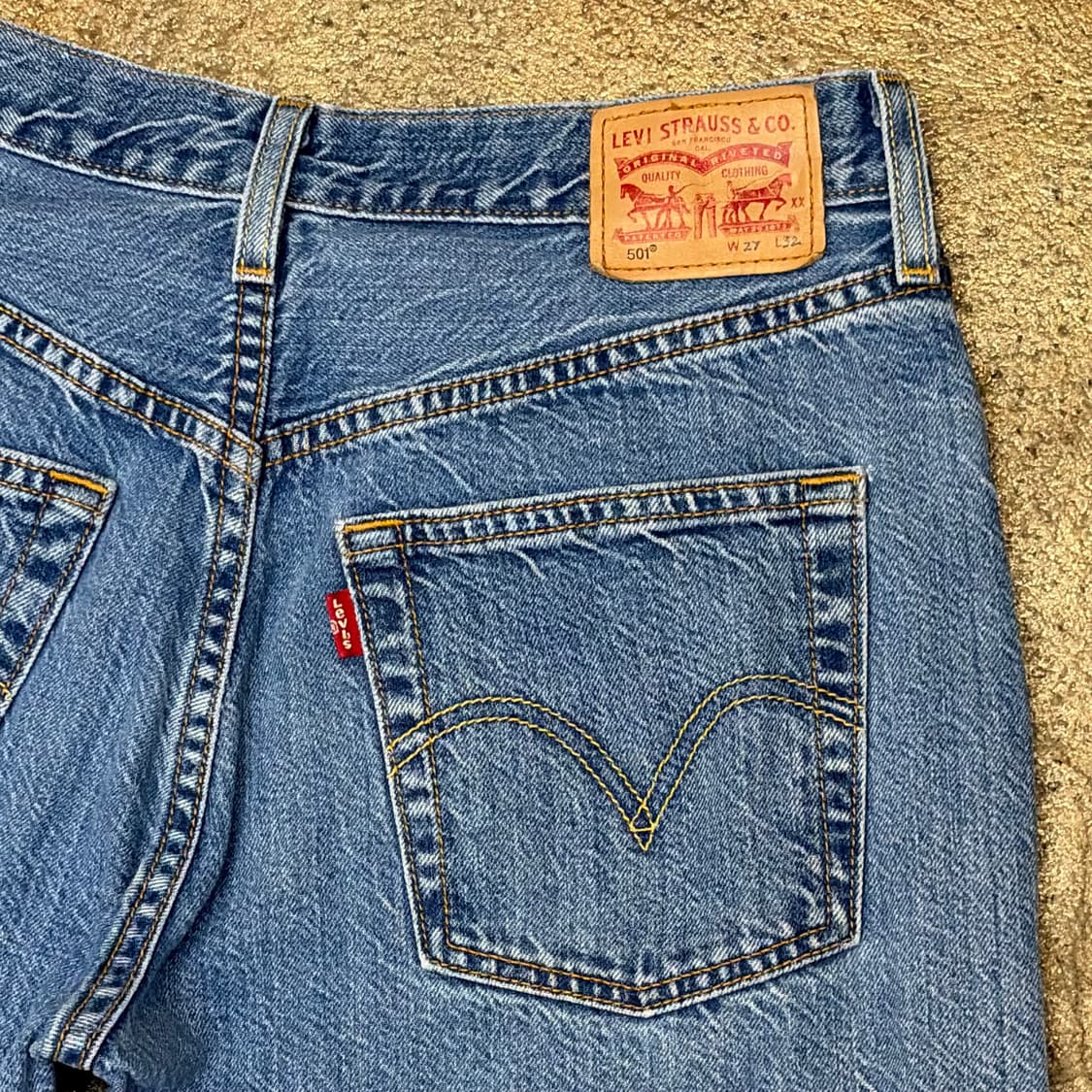 USA 빈티지 리바이스 501 여성 청바지 상품이미지9