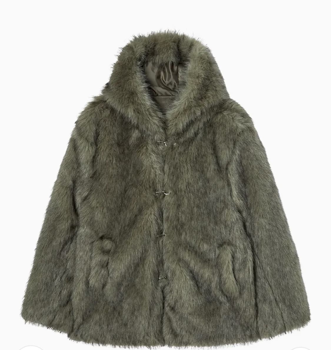 엔와이엑스엑스 퍼자켓 카키 상품이미지2