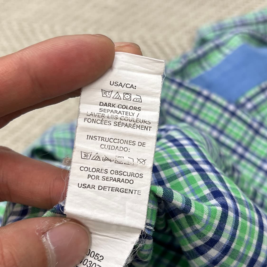 챕스랄프로렌 체크 하프 셔츠 r3974  상품이미지8