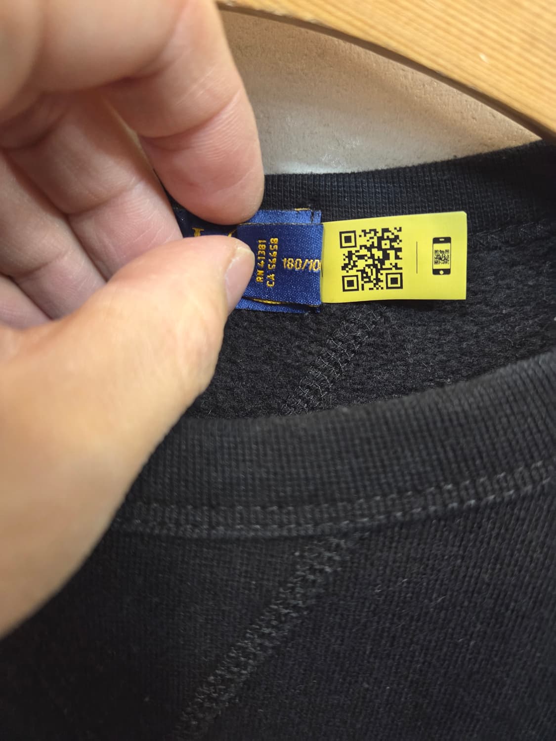 폴로랄프로렌 기모 숏 맨투맨 Lg 상품이미지4