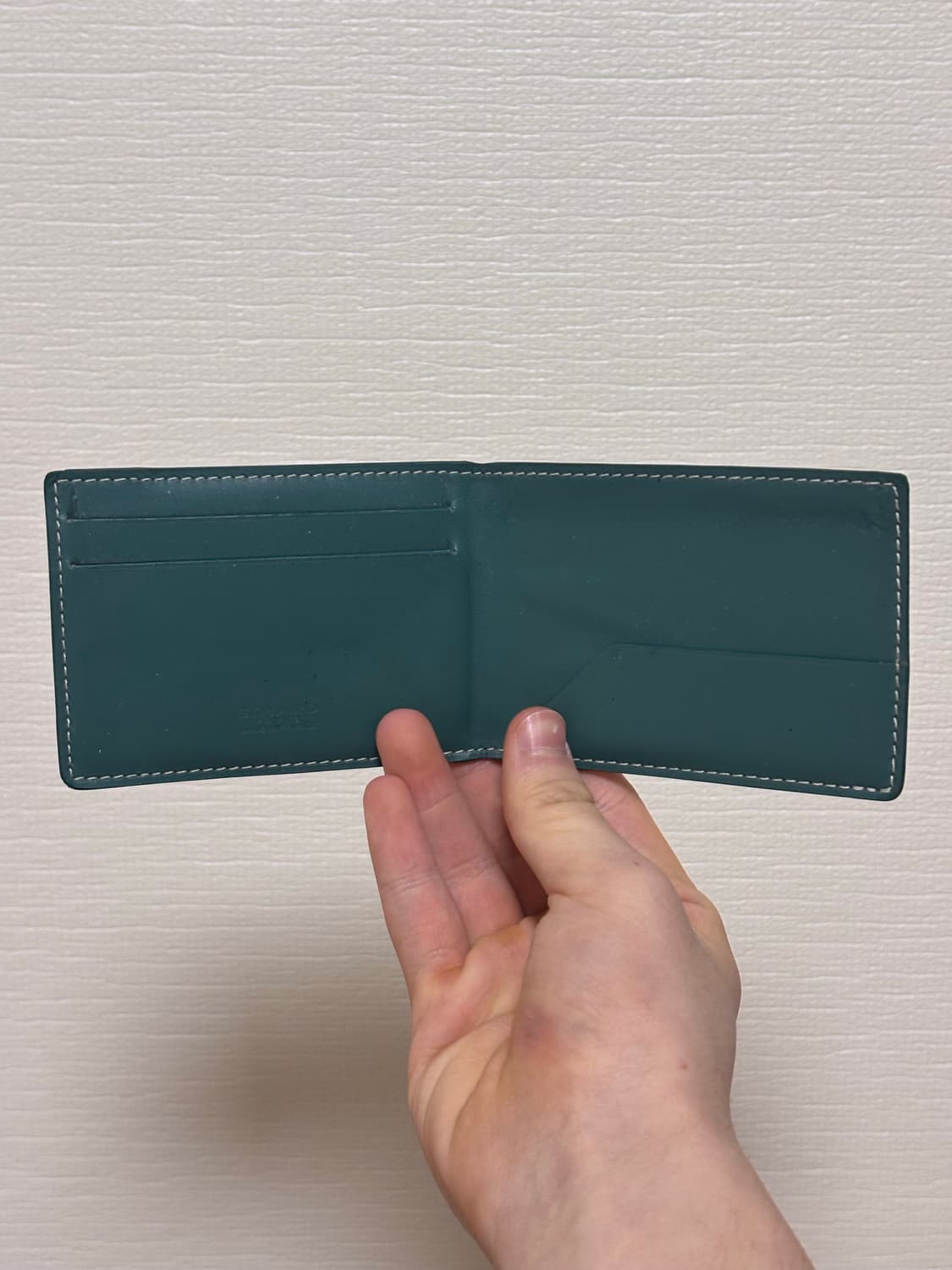 고야드 인서트 카드지갑 그린 상품이미지3