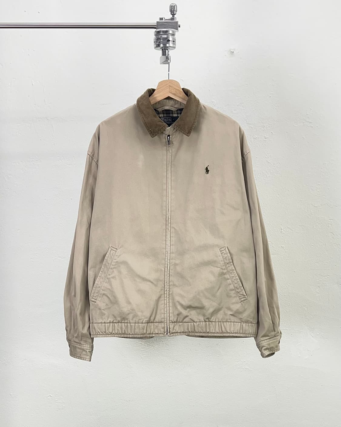 폴로 랄프로렌 베이지 코듀로이 스윙톱 카라 자켓 상품이미지1