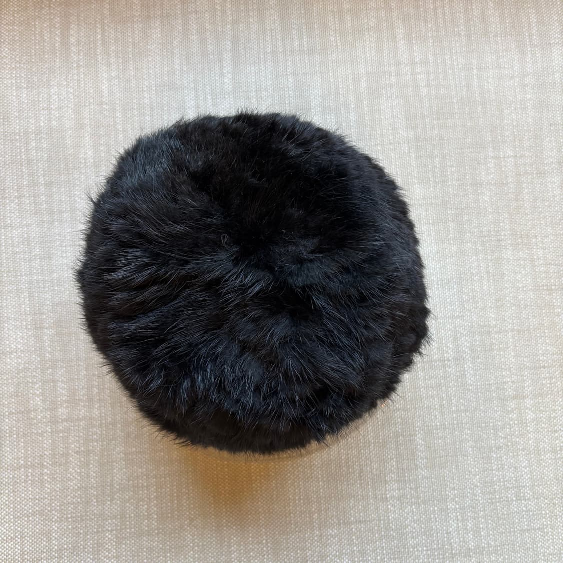 블랙 밍크 비니 Hat 상품이미지4