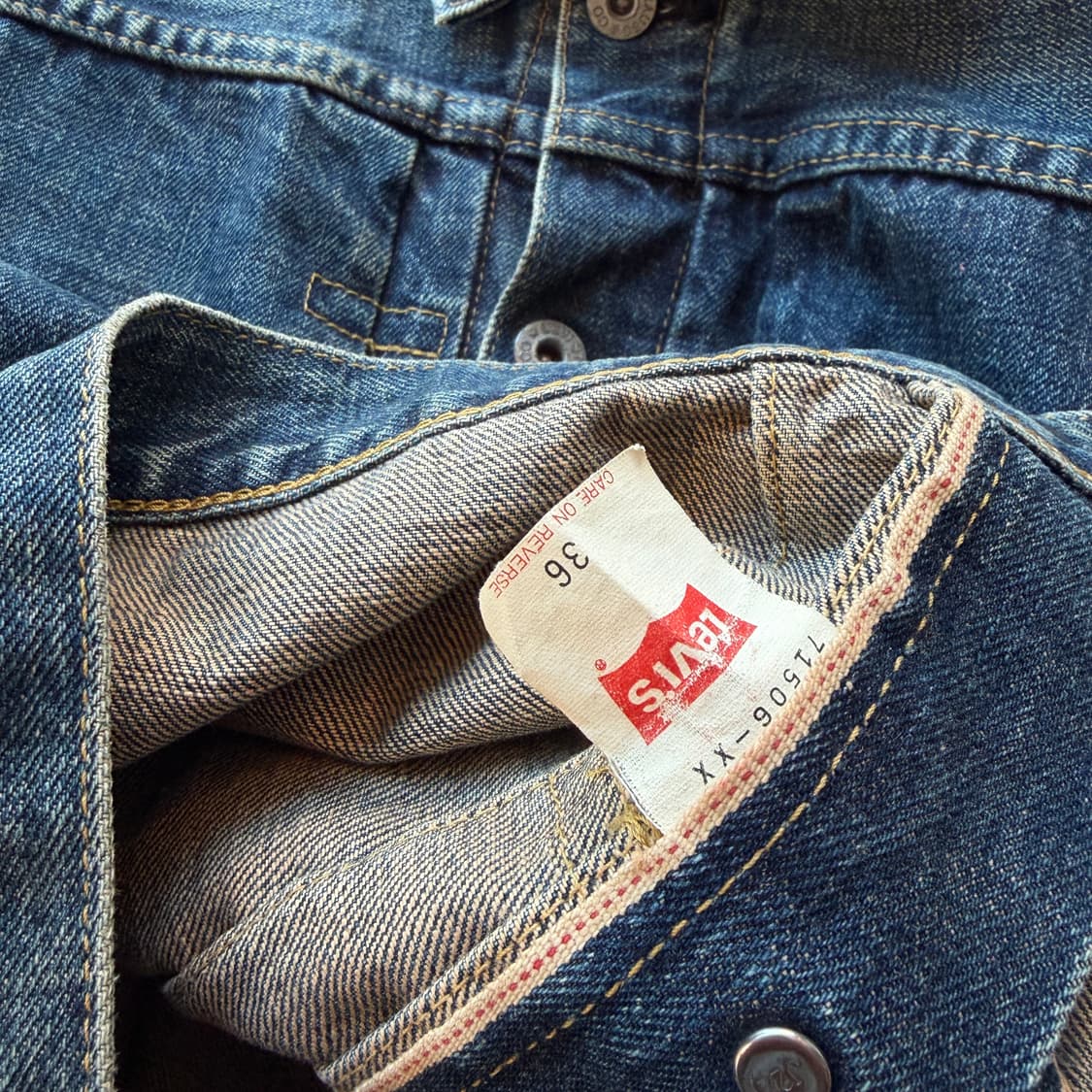 90s 리바이스 506xx 1st Type 트러커 자켓 상품이미지9