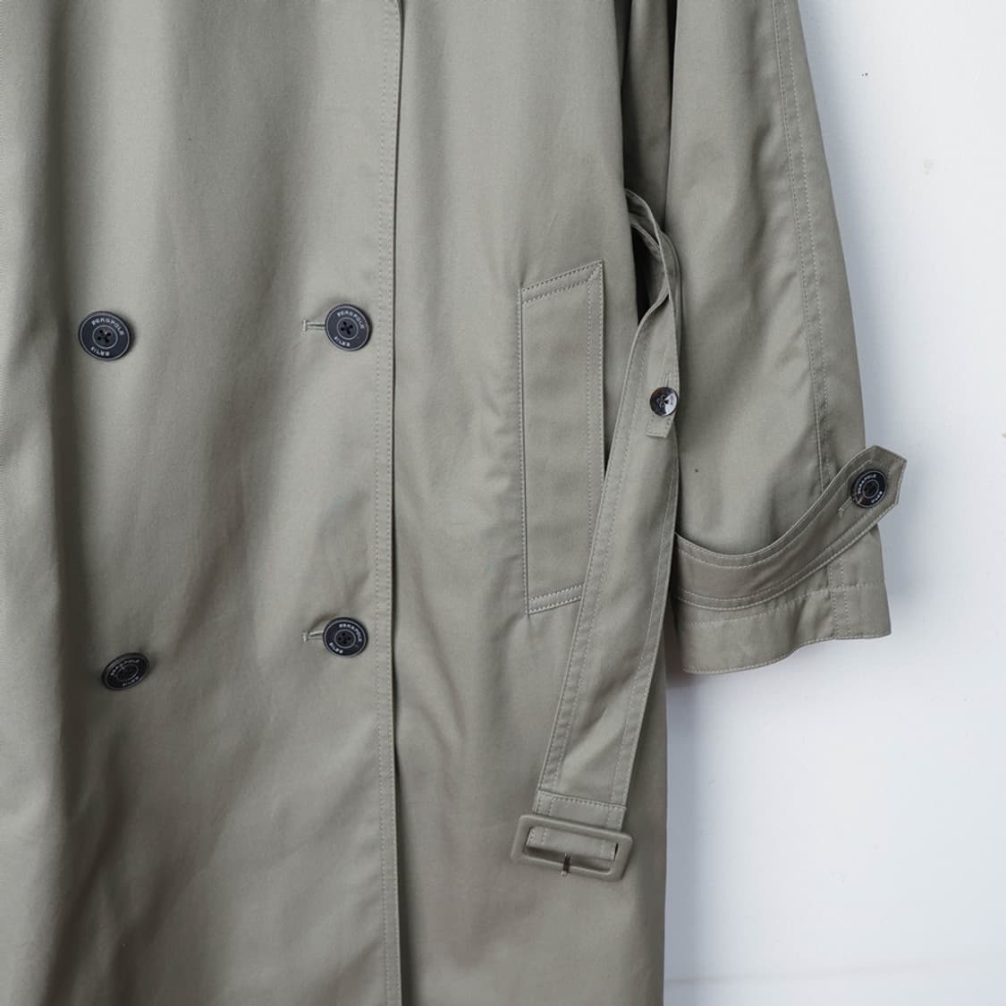 55/빈폴레이디스 카키 H라인 더블 트렌치 코트 상품이미지5