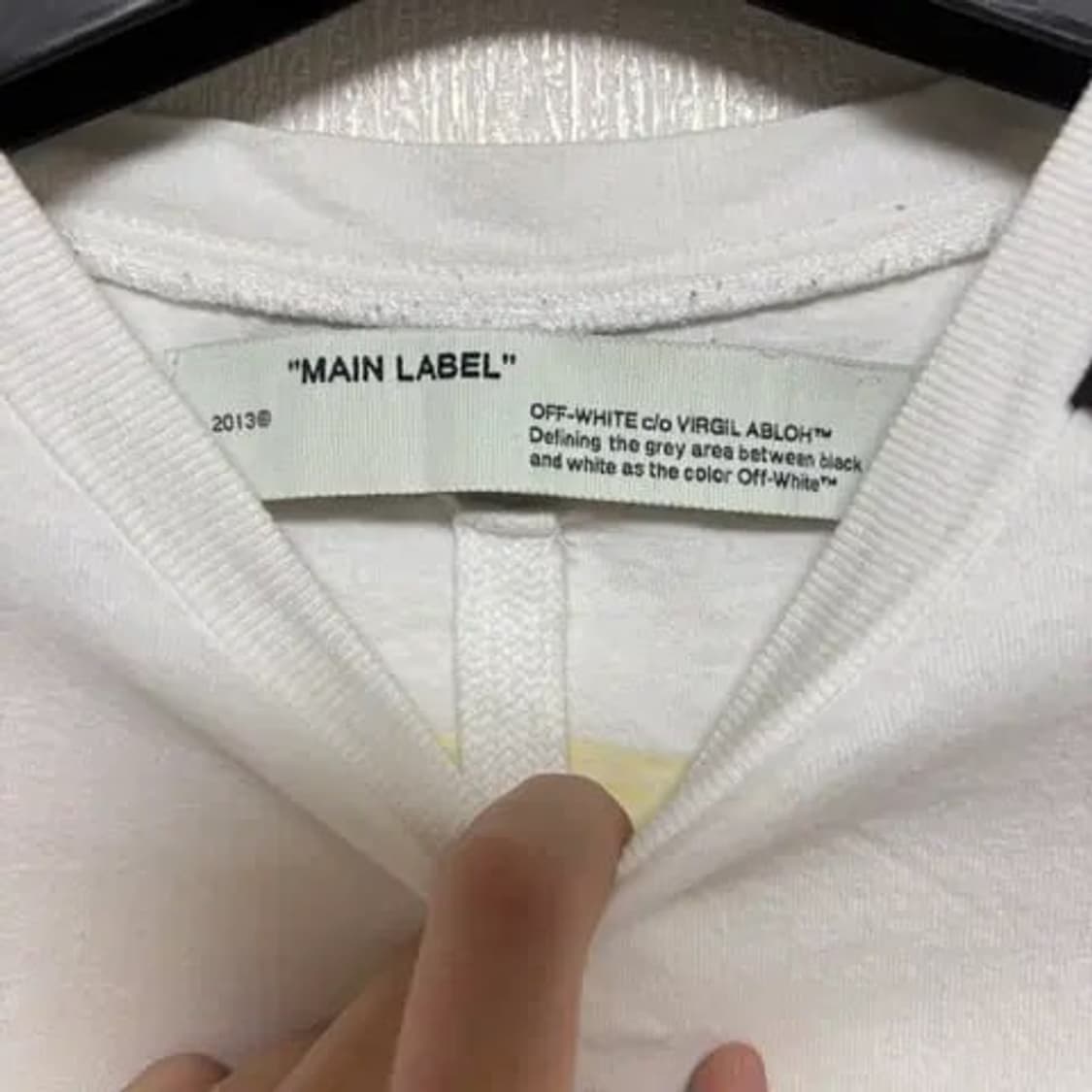 [S] 오프화이트 아크릴 반팔 상품이미지3