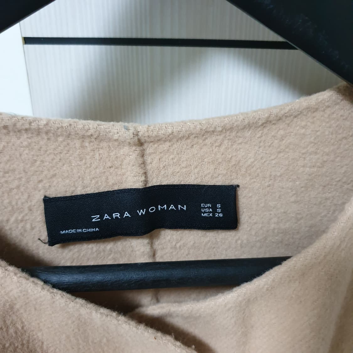 자라 핸드메이드 코트 울 베스트 상품이미지3