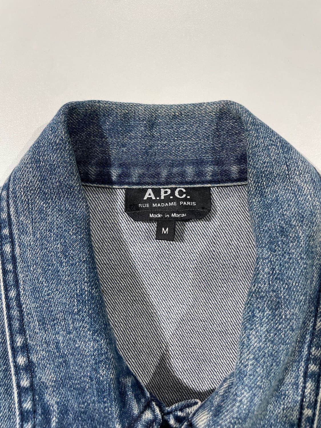 아페쎄 중청 트윈 포켓 데님 자켓 상품이미지7