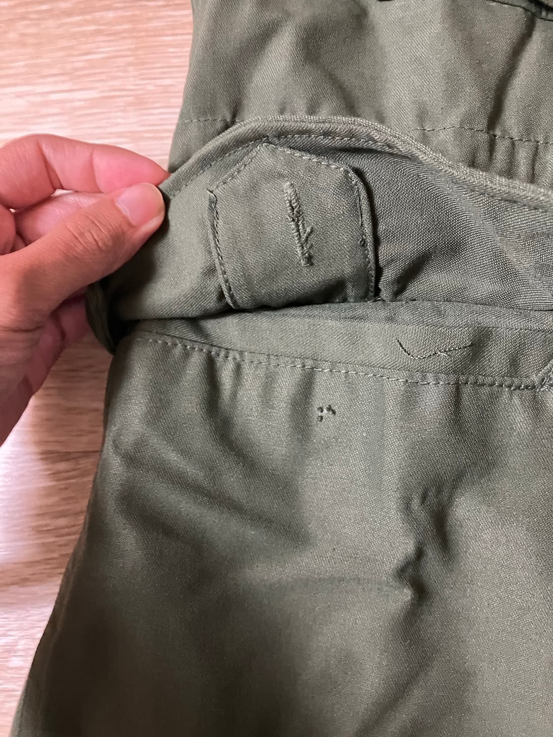 국군 올리브색 야전상의 상품이미지2