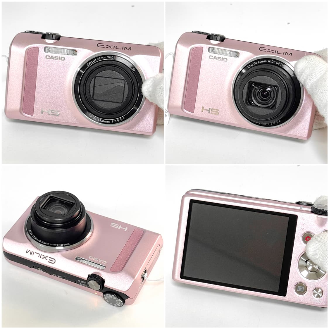 카시오 엑슬림 ZR400 베이비핑크 빈티지디카 상품이미지2