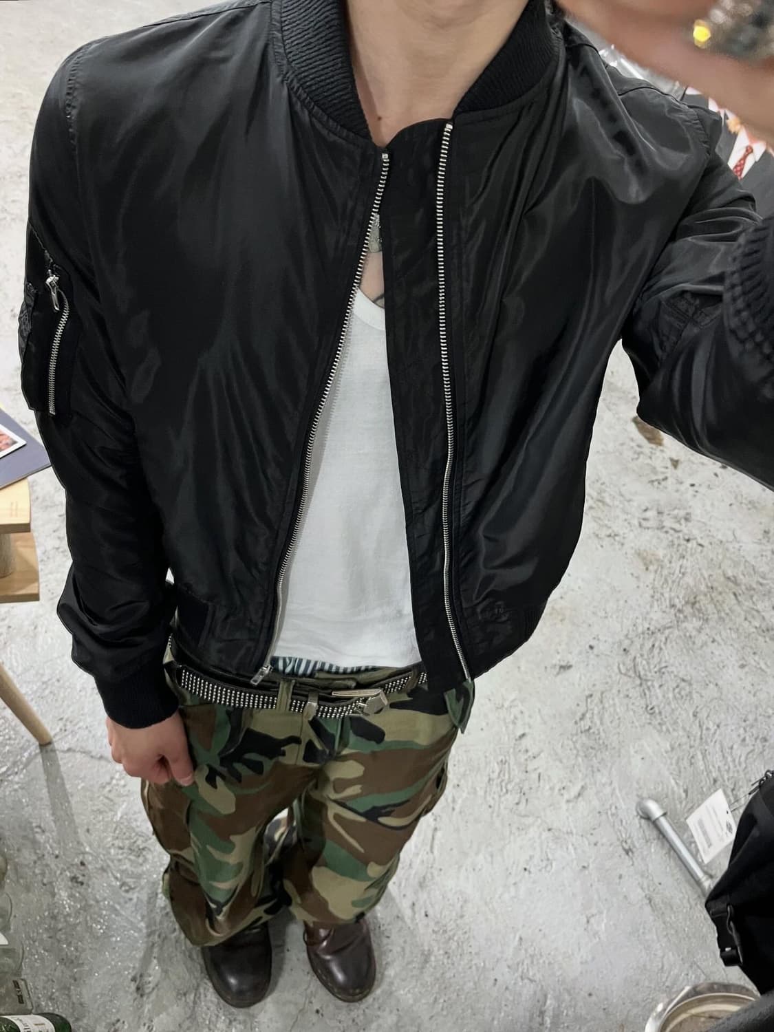 Browny nylon ma-1 jacket 상품이미지1