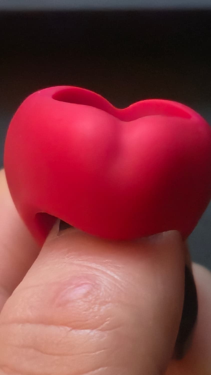 크롬하츠 실리콘 하트 반지 라지사이즈 상품이미지3