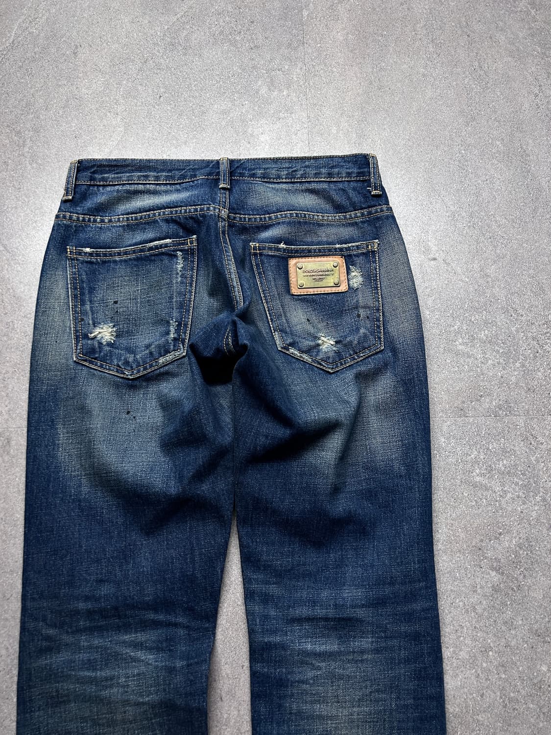 돌체앤가바나 롱 스트레이트 데님 팬츠 상품이미지7