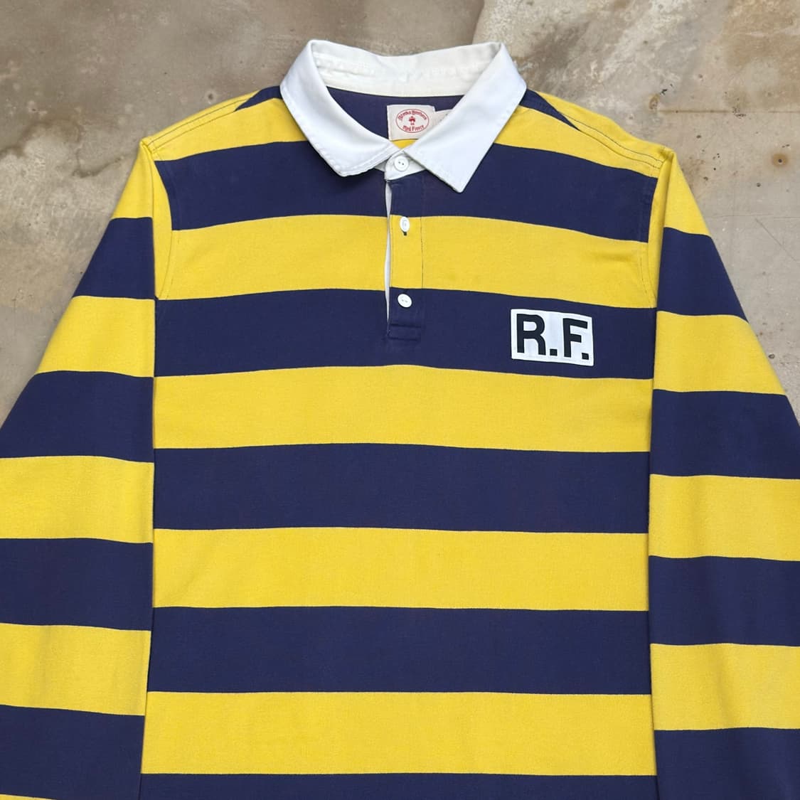 XL 브룩스 브라더스 스트라이프 럭비 티셔츠 상품이미지1