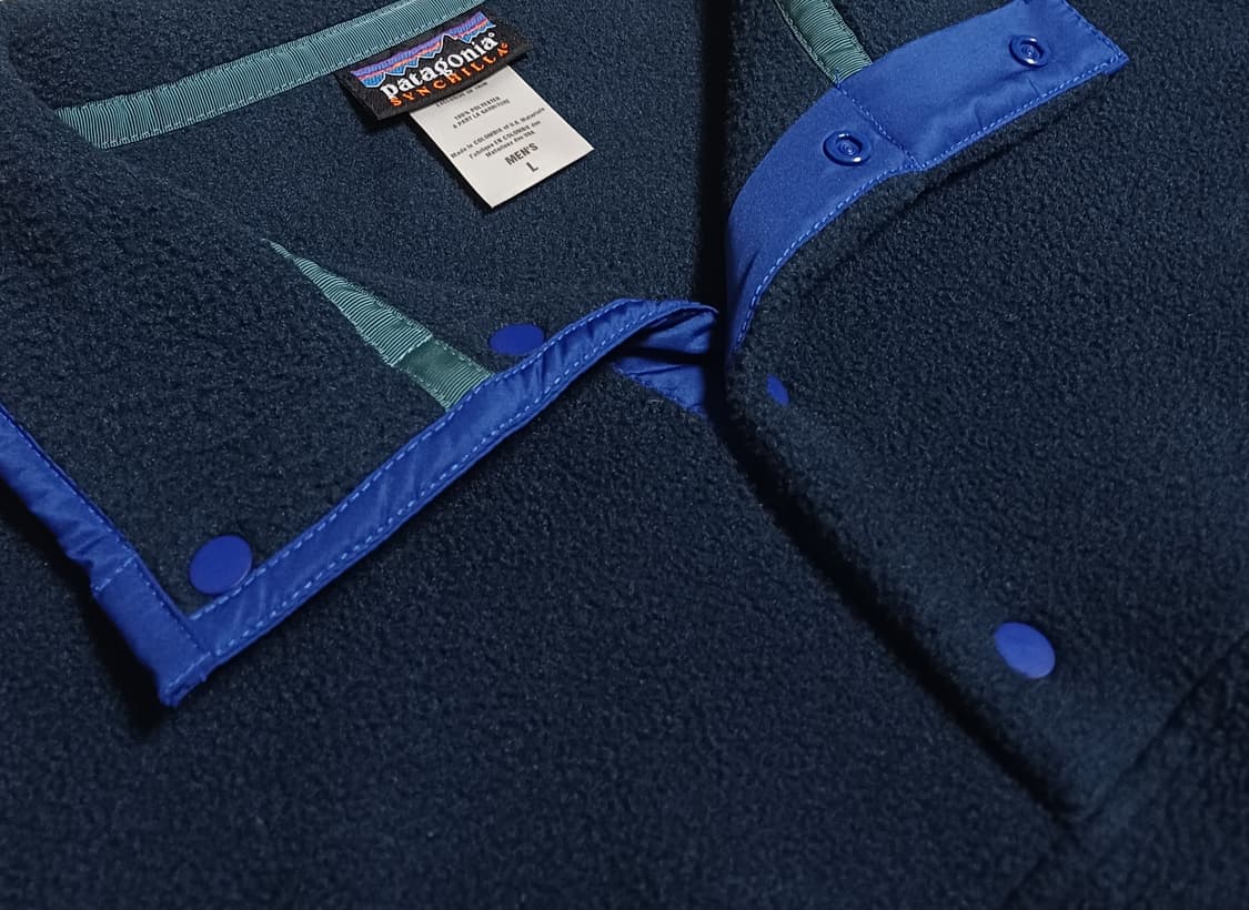  🇨🇴 파타고니아 신칠라 스냅티 - 블루 블랙 상품이미지6