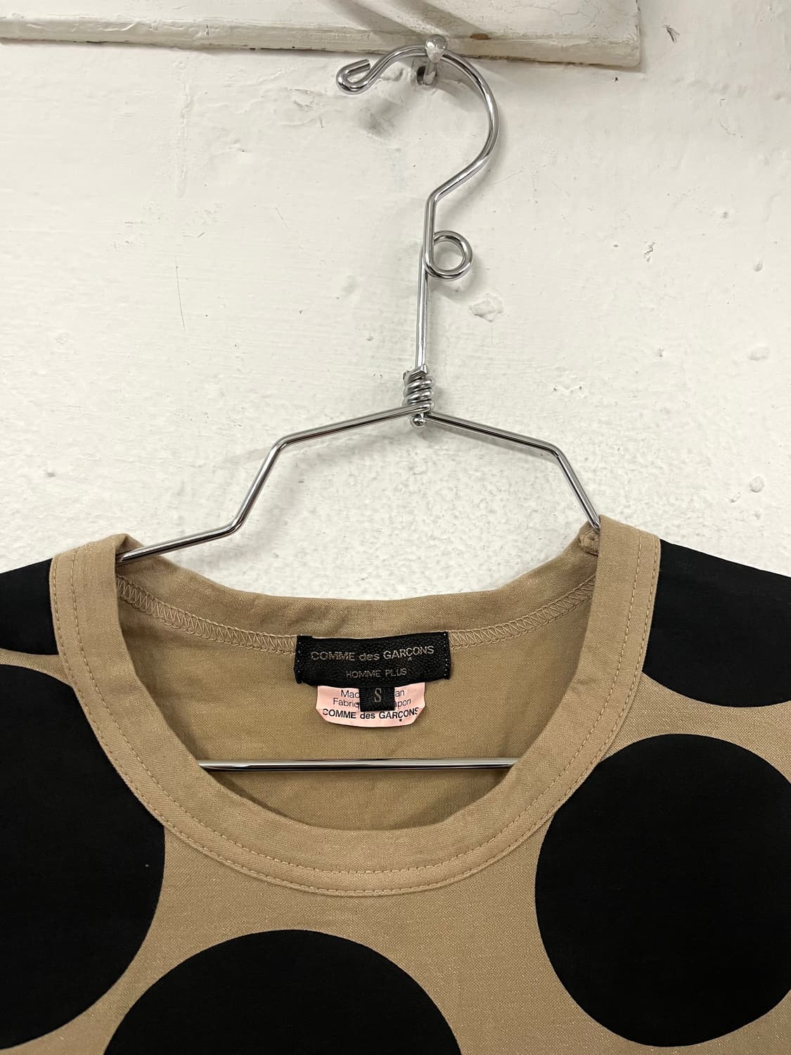 꼼데가르송 옴므 플러스 2013 도트 반팔 티셔츠 상품이미지2