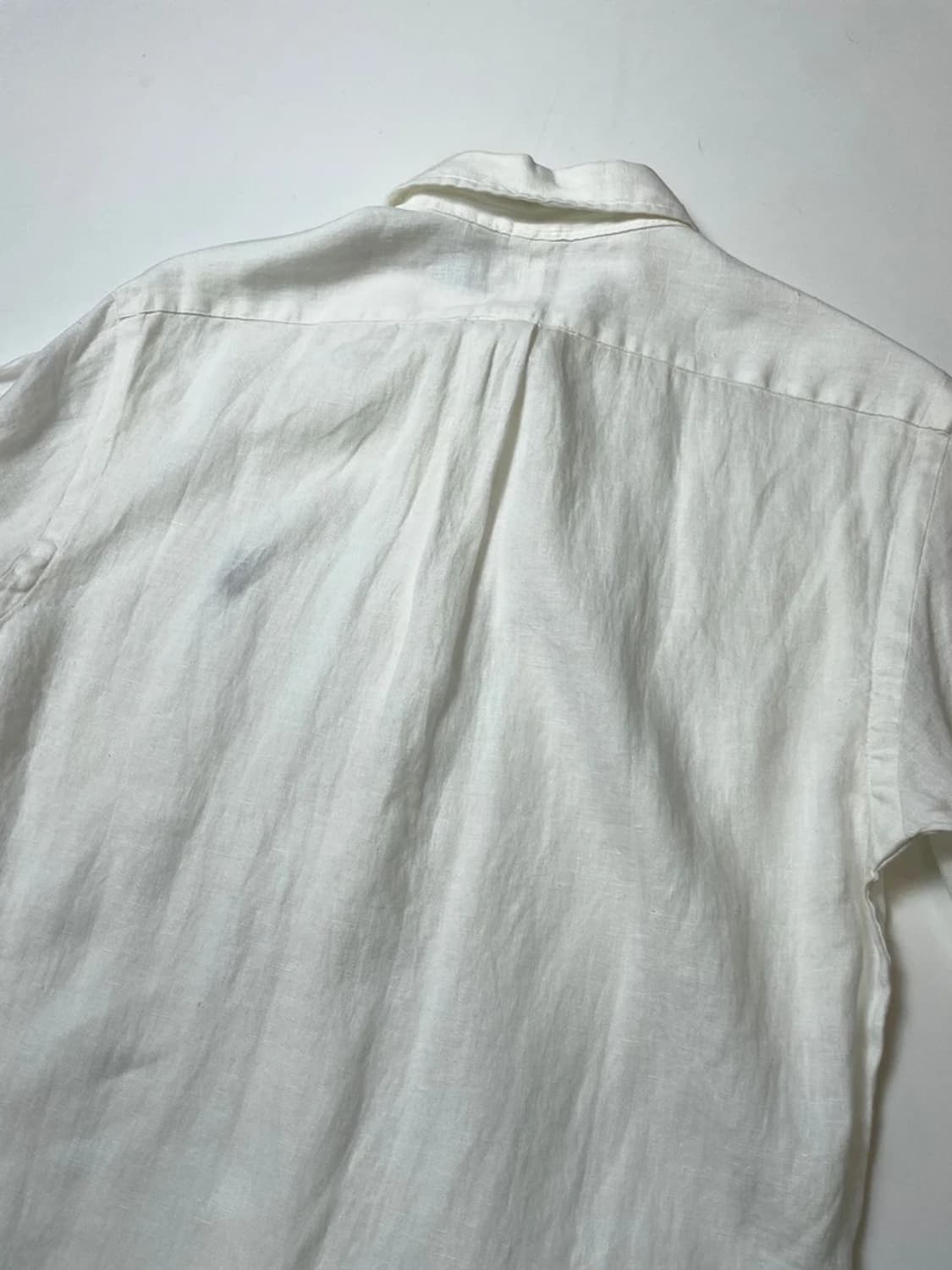 폴로 랄프로렌 슬림핏 포니 린넨 반팔 셔츠 PN9459 상품이미지5