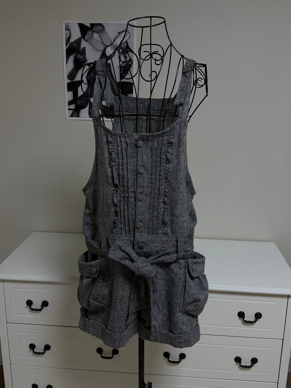 일본빈티지 히메갸루 리본 점프수트 아방핏 희귀템 상품이미지1