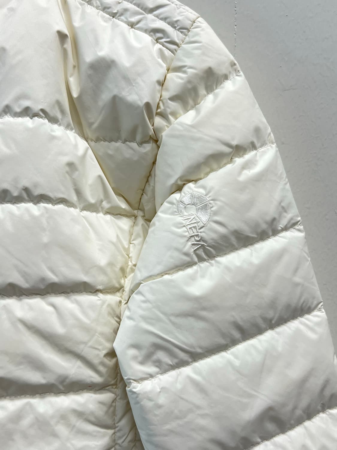 (100) 네파 우먼스 구스다운 경량 패딩 아이보리 상품이미지7
