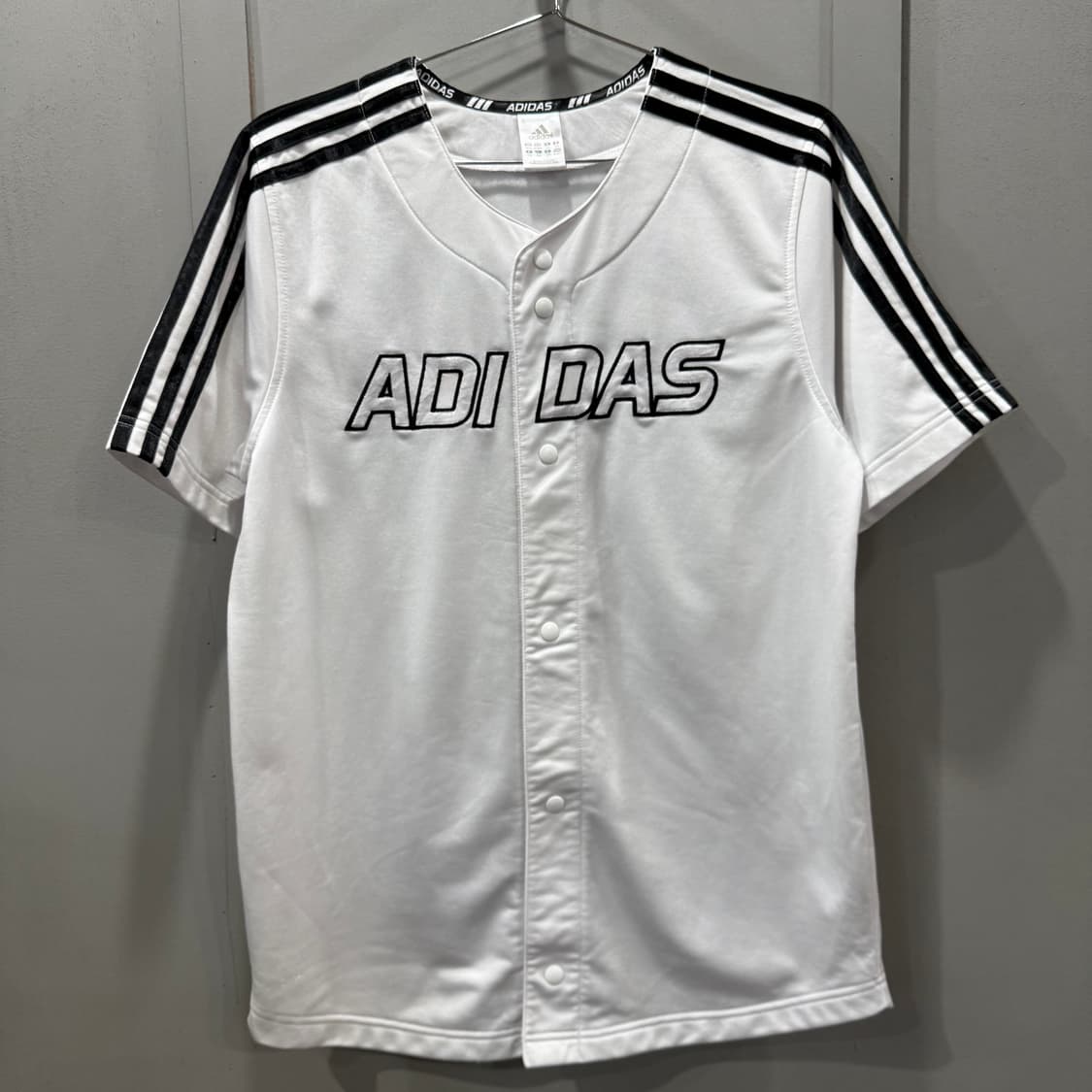 M 아디다스 00s 레트로 빈티지 베이스볼 야구 져지 반팔 티셔츠 상품이미지1