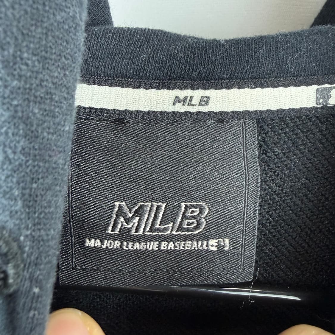 (L) MLB 뉴욕양키즈 후드 티 블랙 상품이미지3