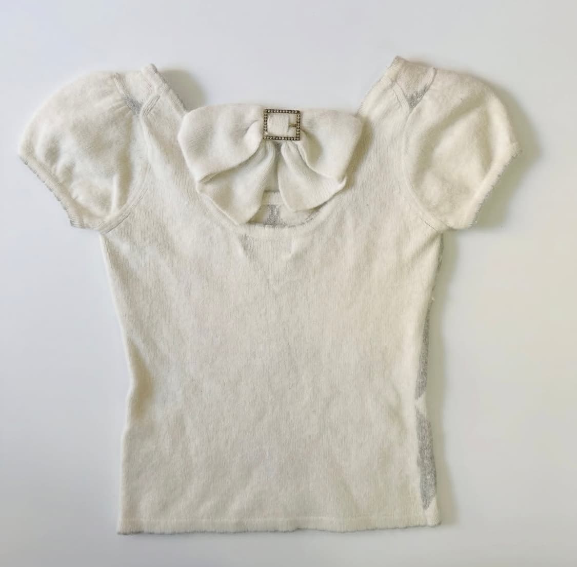 세실맥비  아가일 로걀탑 리본 진주 빈티지 희귀 상품이미지4