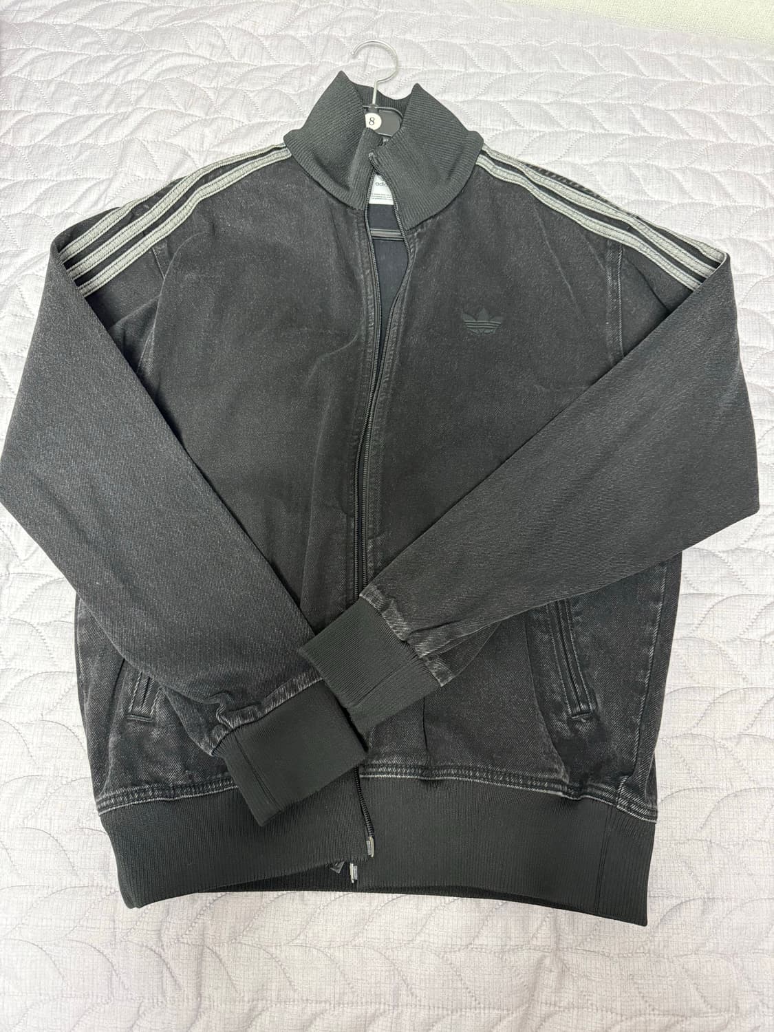 아디다스 데님 파이어버드 트랙탑 블랙 상품이미지4